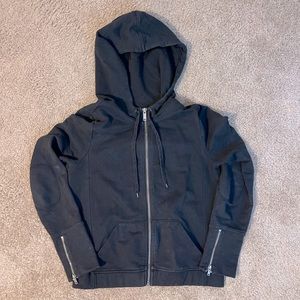 Banana Republic Zip Up Hoodie with Zipper Detail